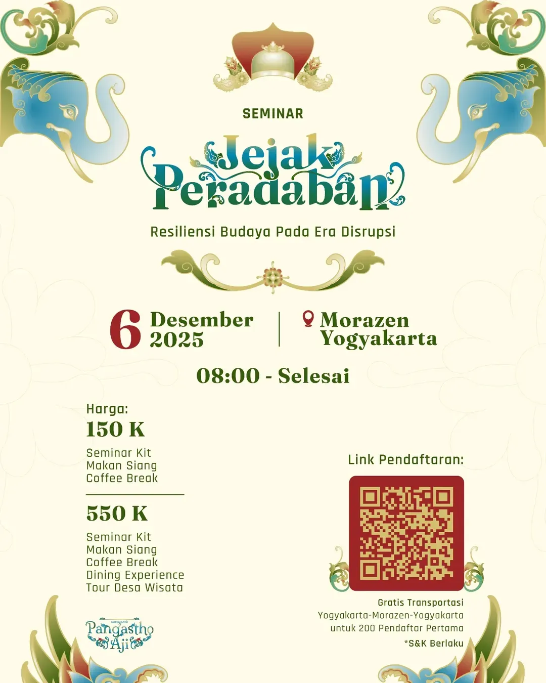 Seminar Jejak Peradaban "Resiliensi Budaya di Era Disrupsi"